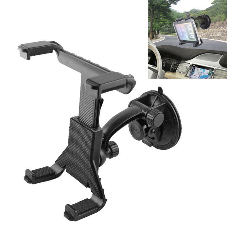 Car Mount Holder Kit Stand For iPad 4，New iPad (iPad 3) / iPad 2 ,iPad ,iPad mini 1 / 2 / 3，Galaxy TAB(Black)