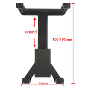 Car Mount Holder Kit Stand For iPad 4，New iPad (iPad 3) / iPad 2 ,iPad ,iPad mini 1 / 2 / 3，Galaxy TAB(Black)