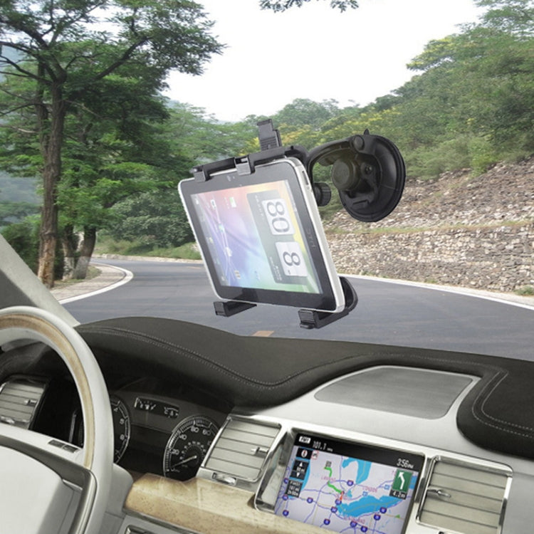 Car Mount Holder Kit Stand For iPad 4，New iPad (iPad 3) / iPad 2 ,iPad ,iPad mini 1 / 2 / 3，Galaxy TAB(Black)