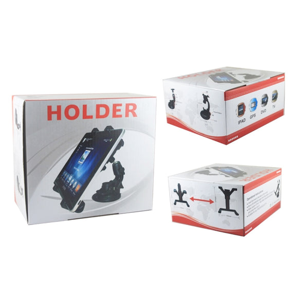 2 in 1 (Air Conditioning Vent Holder + Car Holder) for iPad, iPad mini, other Tab(Black)
