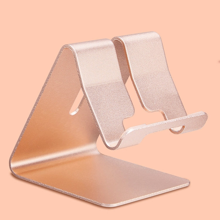 Aluminum Stand Desktop Holder for iPad, iPhone, Galaxy, Huawei, Xiaomi, HTC, Sony, and other Mobile Phones or Tablets(Gold)