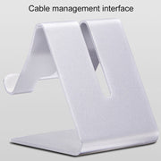 Aluminum Stand Desktop Holder for iPad, iPhone, Galaxy, Huawei, Xiaomi, HTC, Sony, and other Mobile Phones or Tablets (Red)