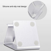 Aluminum Stand Desktop Holder for iPad, iPhone, Galaxy, Huawei, Xiaomi, HTC, Sony, and other Mobile Phones or Tablets (Red)