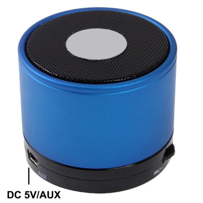 Bluetooth 2.1 Mini Stereo Speaker for iPhone 5 / iPhone 4 & 4S / iPad 4 / New iPad / iPad mini / mini 2 Retina, Built-in Rechargeable Battery, Support TF Card(Blue)