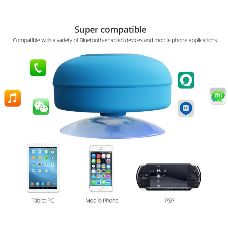 BTS-06 Mini Water-resistant IPX4 Bluetooth V2.1 Speaker, Support Handfree Function(Magenta)