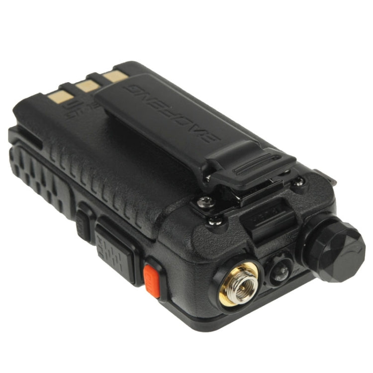 BAOFENG UV-5R Professional Dual Band Transceiver FM Two Way Radio Walkie Talkie Transmitter(Black)