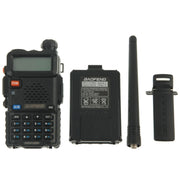 BAOFENG UV-5R Professional Dual Band Transceiver FM Two Way Radio Walkie Talkie Transmitter(Black)