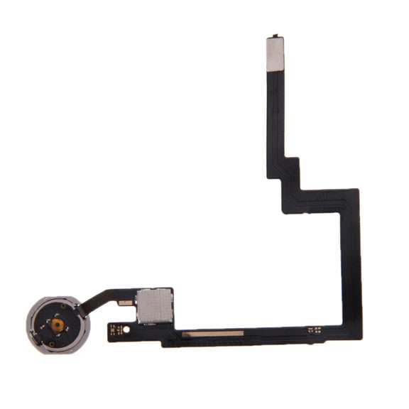 Original Home Button Assembly Flex Cable for iPad mini 3, Not Supporting Fingerprint Identification(Silver)
