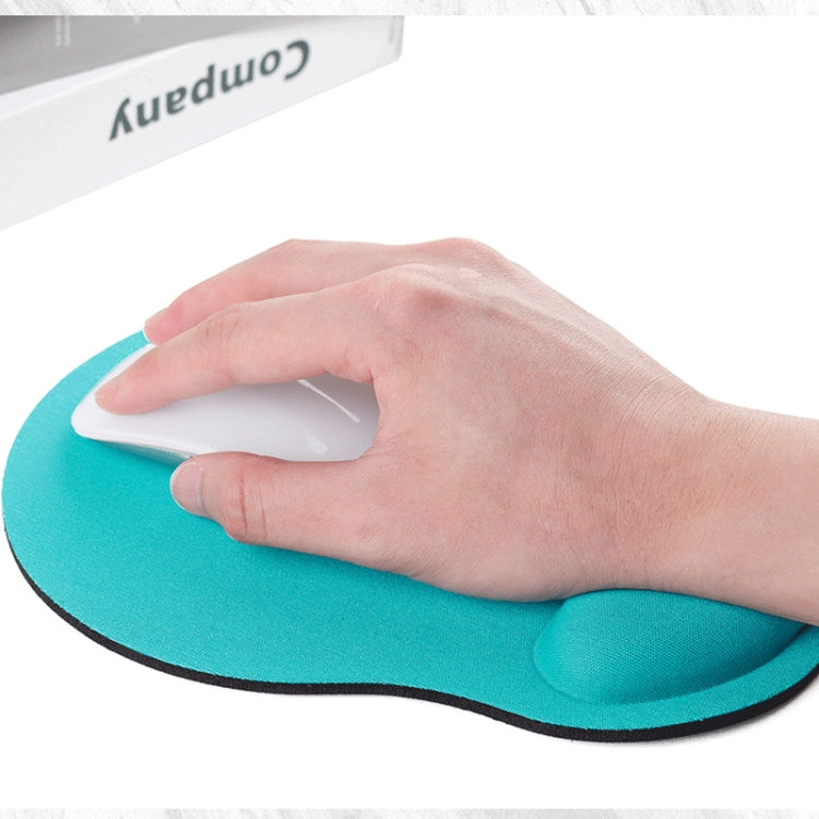 2 PCS Cloth Gel Wrist Rest Mouse Pad(Blue)