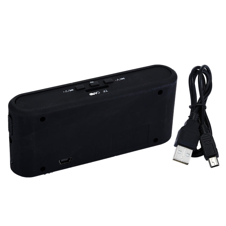 iBest Portable Stereo Rechargeable Speaker(Black)
