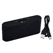 iBest Portable Stereo Rechargeable Speaker(Black)