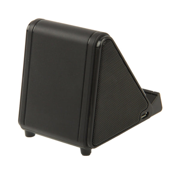 Wireless Magic Audio Amplifying Induction Speaker Holder for iPhone 5 & 5S & 5C / 4 & 4S (Black)