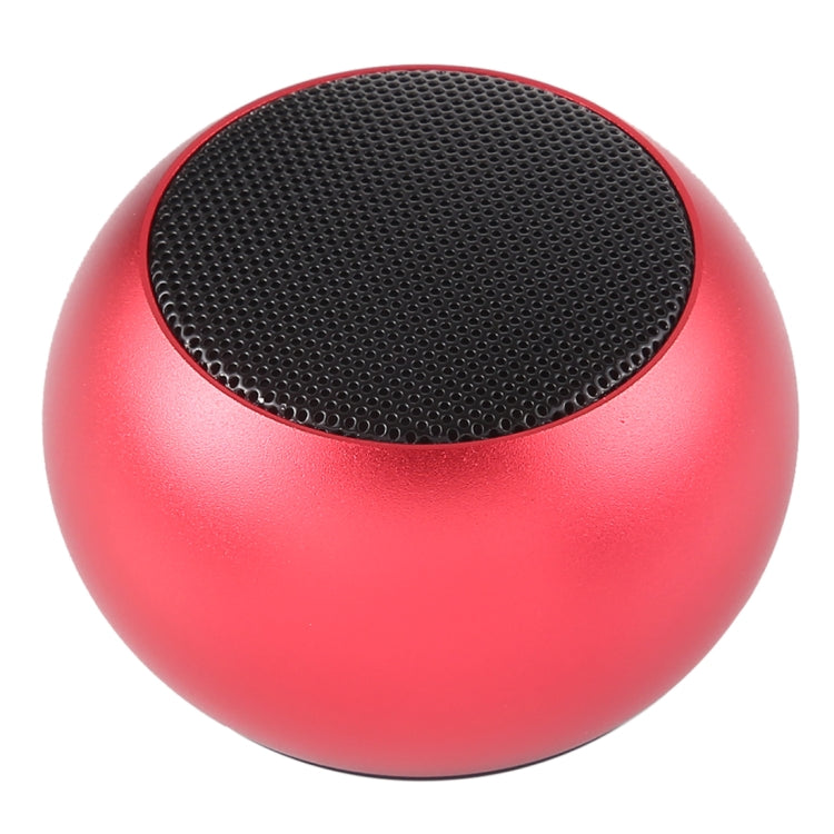 Mini Metal Wireless Bluetooth Speaker,  Hands-free, LED Indicator(Red)