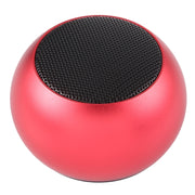 Mini Metal Wireless Bluetooth Speaker,  Hands-free, LED Indicator(Red)