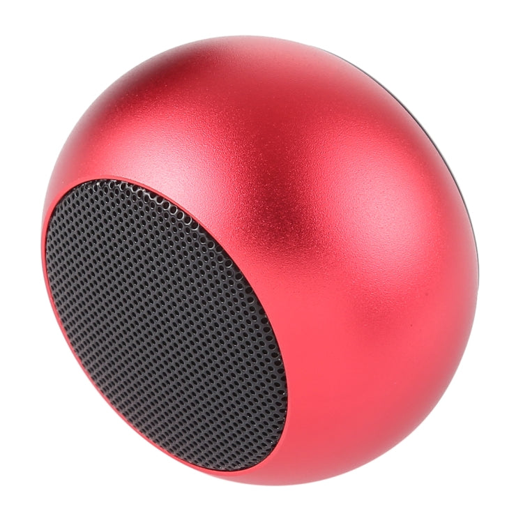 Mini Metal Wireless Bluetooth Speaker,  Hands-free, LED Indicator(Red)