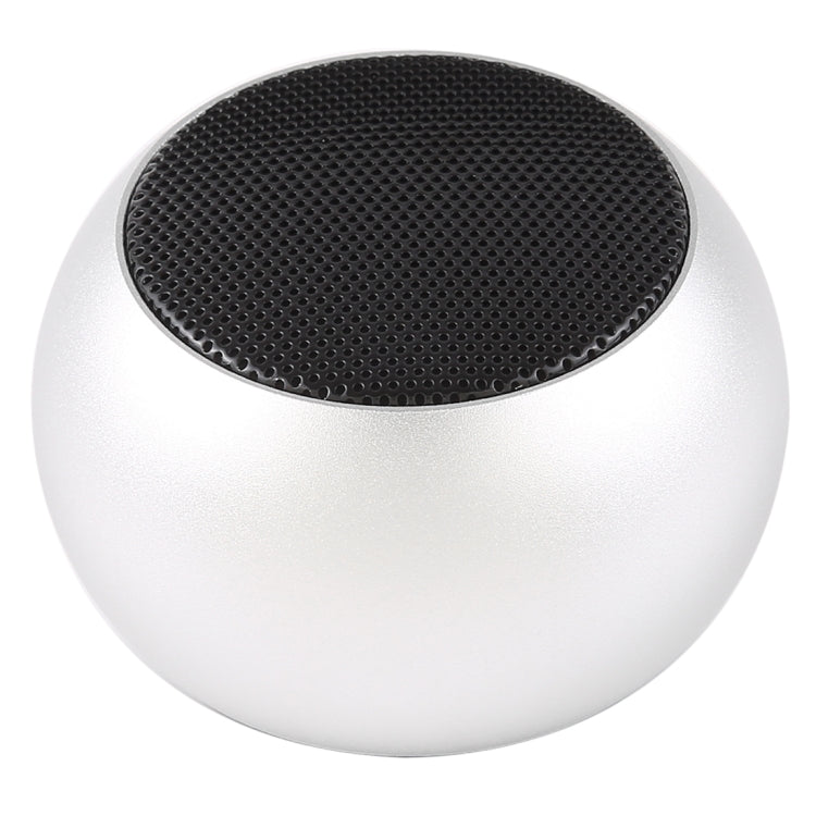 Mini Metal Wireless Bluetooth Speaker,  Hands-free, LED Indicator(Silver)