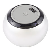 Mini Metal Wireless Bluetooth Speaker,  Hands-free, LED Indicator(Silver)