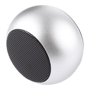 Mini Metal Wireless Bluetooth Speaker,  Hands-free, LED Indicator(Silver)