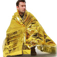Compact Lightweight Aluminized Windproof Waterproof Emergency Blanket Body Wrap Survival Sheet for Outdoor 140 x 210cm - free shipping - PMC TechLife - Order now!