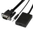 VGA + Audio to Full HD 1080P HDMI Video Converter Box Adapter for HDTV - Cable by PMC TechLife | Online Shopping South Africa | PMC TechLife