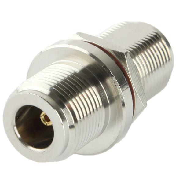 Coaxial RF N Female to N Female Adapter(Silver)