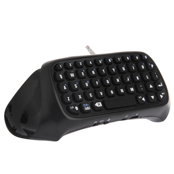 Dobe TP4-008 Bluetooth 3.0 Keyboard for PlayStation 4 PS4 Controller(Black)