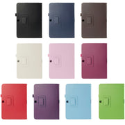 Litchi Texture Flip Leather Case with Holder for Galaxy Tab 4 10.1 / T530(Dark Blue)