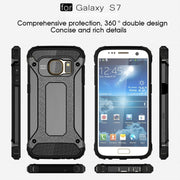 For Galaxy S7 / G930 Tough Armor TPU + PC Combination Case (Black)