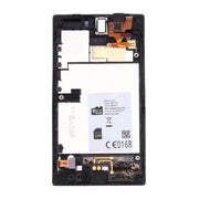 LCD Display + Touch Panel with Frame  for Nokia Lumia 520(Black)