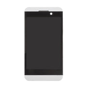 LCD Screen and Digitizer Full Assembly with Frame for BlackBerry Z10 4G(White)