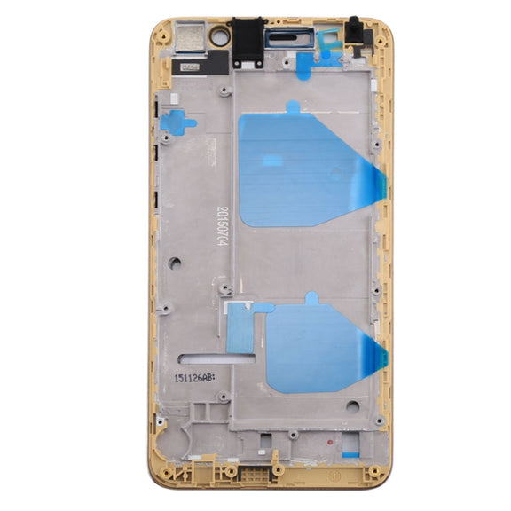 For Huawei Honor 4X Front Housing Screen Frame Bezel(Gold)