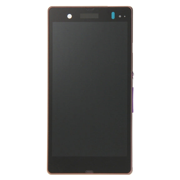 LCD Display + Touch Panel with Frame  for Sony Xperia Z / L36H / C6603 / C6602(Purple)