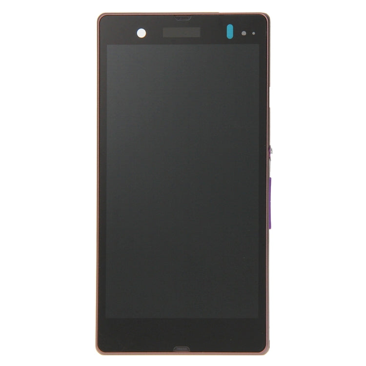 LCD Display + Touch Panel with Frame  for Sony Xperia Z / L36H / C6603 / C6602(Purple)