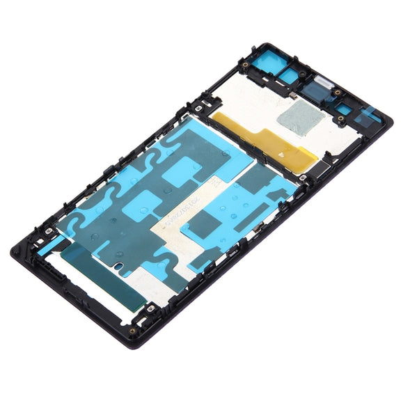 Front Housing LCD Frame Bezel Plate  for Sony Xperia Z1 / C6902 / L39h / C6903 / C6906 / C6943(Purple)