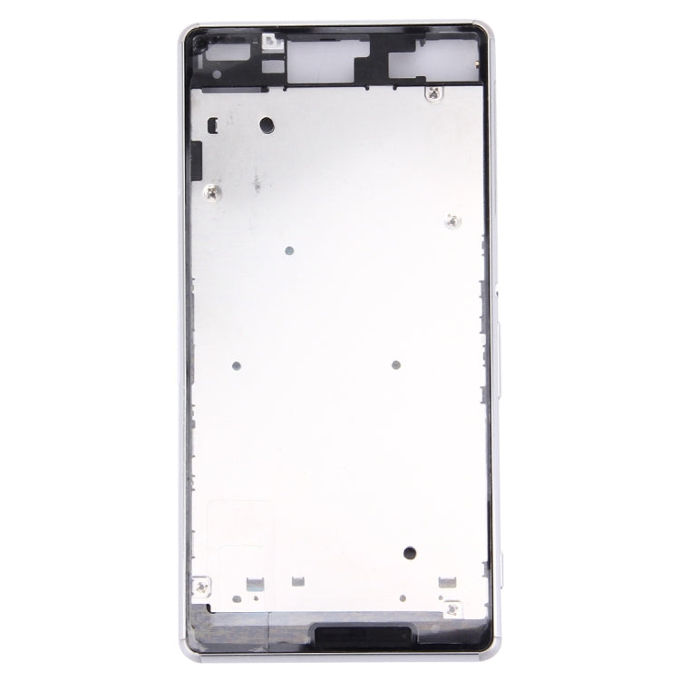 Front Housing LCD Frame Bezel Plate  for Sony Xperia Z3 / L55w / D6603(White)