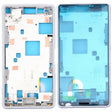 Front Housing LCD Frame Bezel Plate for Sony Xperia Z3 Compact / D5803 / D5833(White) - Frame Bezel Plate by PMC TechLife | Online Shopping South Africa | PMC TechLife