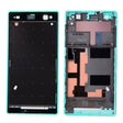 Front Housing  with Adhesive for Sony Xperia C3(Green) - Frame Bezel Plate by PMC TechLife | Online Shopping South Africa | PMC TechLife