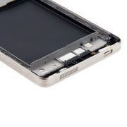 Front Housing LCD Frame Bezel Plate  for Xiaomi Mi 4(Silver)