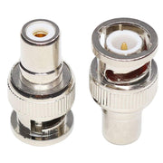 BNC Male to RCA Female Connector Coaxial Cable Adapter