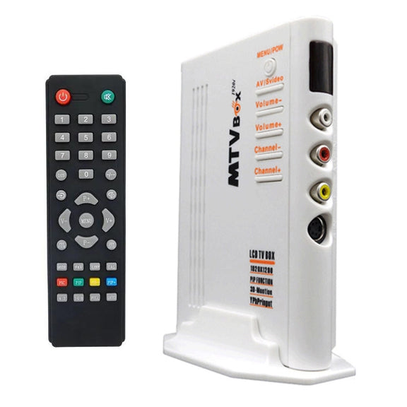 HD LCD TV-Box with Remote Control, TV (PAL-BG+PAL-DK)(Silver)