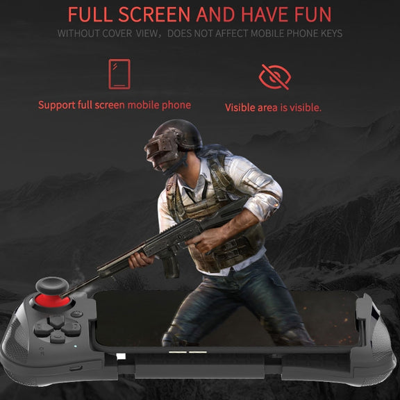 One-hand Stretch Retractable Bluetooth Gamepad, Bluetooth Distance: 10m, For Android, iOS Mobile Phone Below 6.8 inch