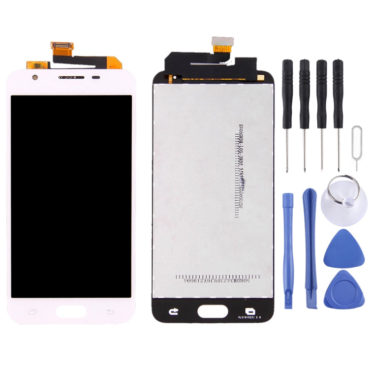 Original LCD Display + Touch Panel for Galaxy On5 (2016) / G570 & J5 Prime, G570F/DS, G570Y(White)