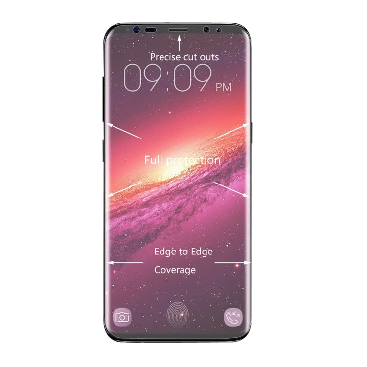 ENKAY Hat-Prince for Galaxy S9 PET Full Screen Curved Heat Bending HD Screen Protector Film