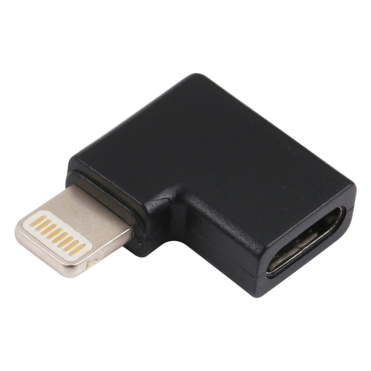 8 Pin Male to USB-C / Type-C Female Elbow Charging Adapterr
