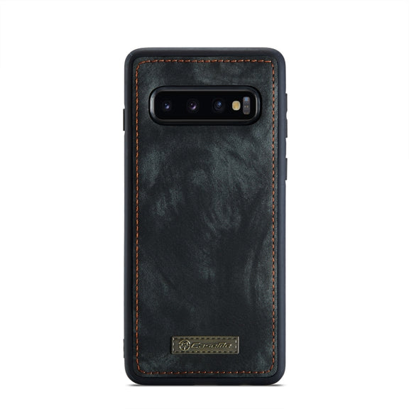 For Samsung Galaxy S10 CaseMe-008 Detachable Multifunctional Flip Leather Phone Case(Black)