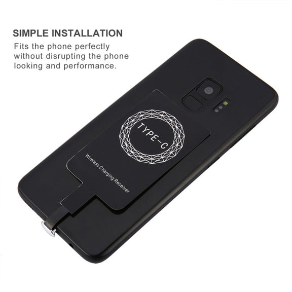 5V 800mA Qi Standard Wireless Charging Receiver with USB-C / Type-C Port
