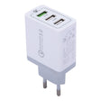 XHF30W 3 QC3.0 USB Fast Charging Wall Charger, EU Plug - free shipping - PMC TechLife - Order now!