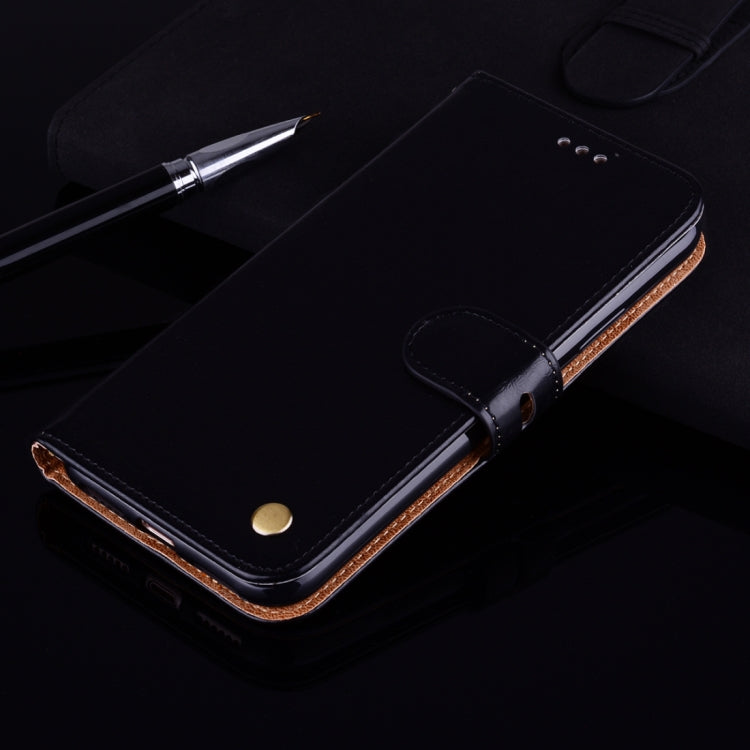 For Samsung Galaxy A5 (2017) Business Style Oil Wax Texture Horizontal Flip Leather Case with Holder & Card Slots & Wallet(Black)