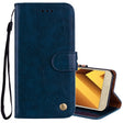 For Samsung Galaxy A5 (2017) Business Style Oil Wax Texture Horizontal Flip Leather Case with Holder & Card Slots & Wallet(Blue) - Galaxy Phone Cases by PMC TechLife | Online Shopping South Africa | PMC TechLife | Buy Now Pay Later Mobicred