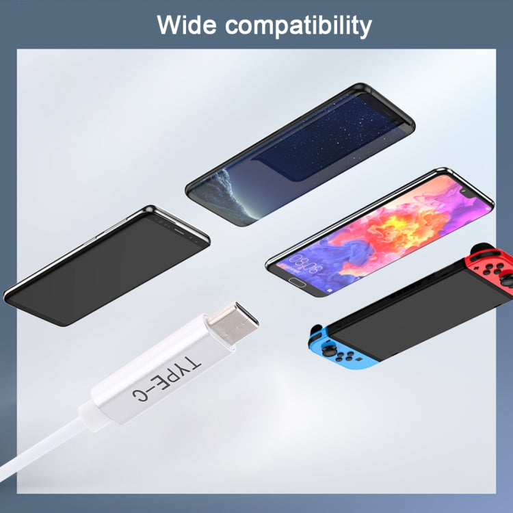 85W 5 Pin MagSafe 1 (L-Shaped) to USB-C / Type-C PD Charging Cable(White)